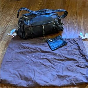 Laundry by shelli detail brown hobo bag w wristlet